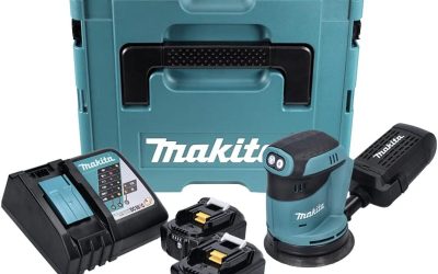 Test de la ponceuse Makita DBO180RFJ : l&rsquo;alliée 18V LXT en MAKPAC