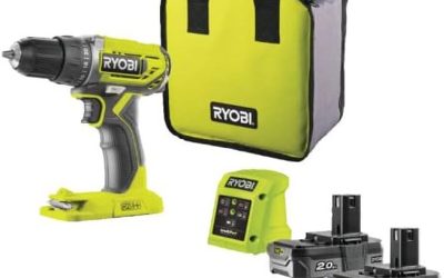 Test : perceuse visseuse Ryobi R18DD2-220S 18V One Plus avec accessoires