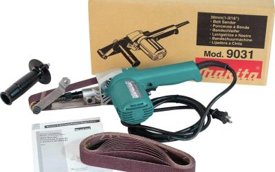 Test : ponceuse à bande Makita 9031, précision et puissance