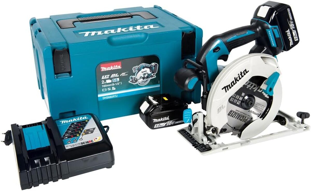 Mini Scie Circulaire Sans Fil 20V – 40W Avec Batterie Lithium-ion Et 2 Lames