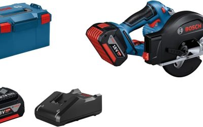 Test scie circulaire sans-fil Bosch GKM 18V-50, puissance et précision