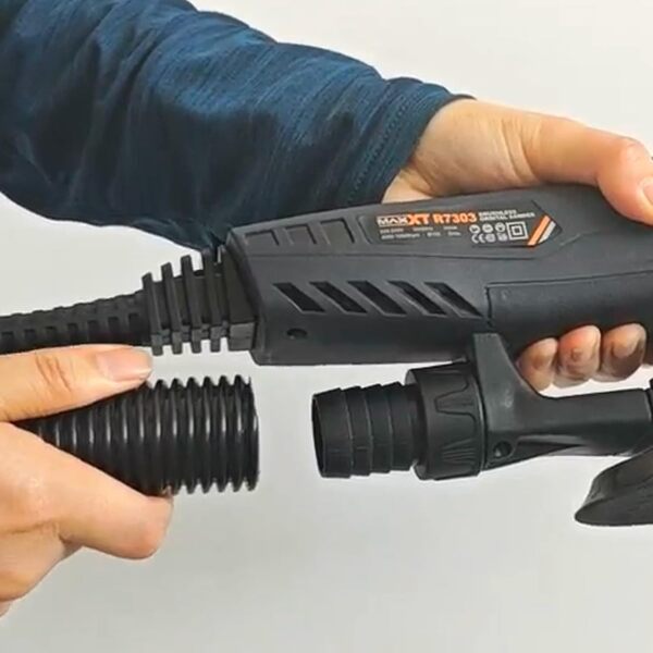 MAXXT Ponceuse Excentrique Brushless 5,0 mm 230V - Ponceuse Électrique Polyvalente à Vitesse Variable avec 10 Disques de Ponçage