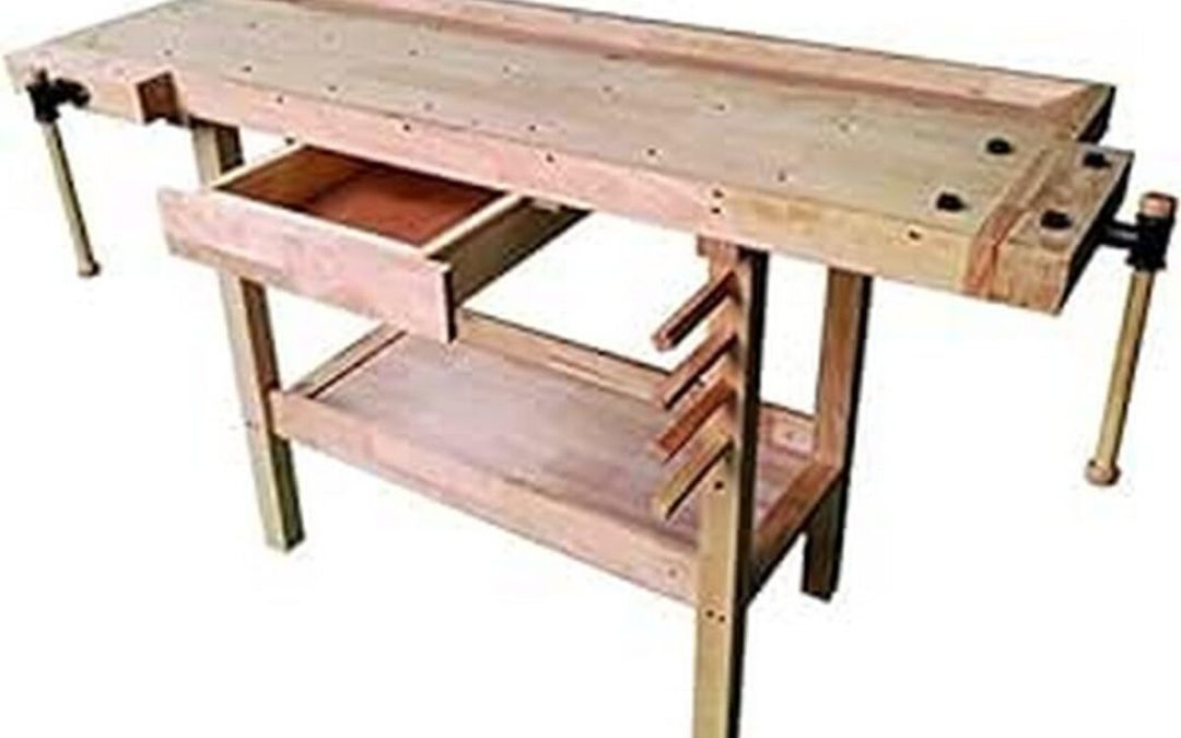 Test du banc de travail Vigor 4894510 en bois marron