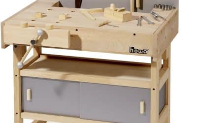 Test : établi howa en bois massif pour enfants avec outils (4900)