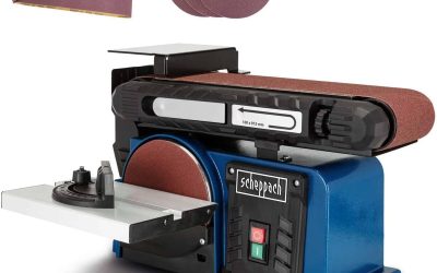 Test : ponceuse à bande et disque Scheppach BTS900, puissance 370W