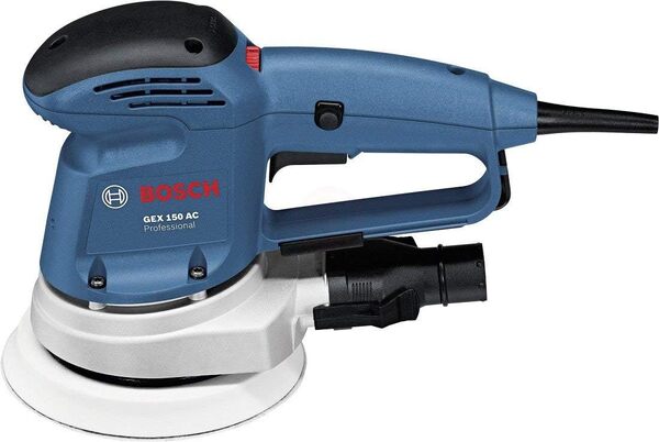 Bosch Professional 0601372768 Ponceuse excentrique GEX 150 AC, Bleu, 0601372768