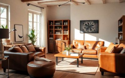 L’alliance du bois et du cuir, un style intemporel pour vos meubles