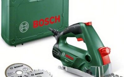 Test : mini scie circulaire Bosch PKS 16 avec coffret et 3 lames