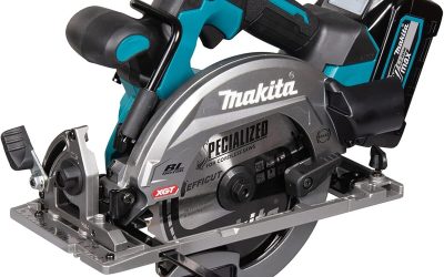 Test : scie circulaire Makita HS012GD201 40 V avec étui Makpac