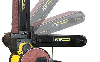 Test de la ponceuse à bande Woodskil 4 x 91, 4 cm avec moteur sans balais