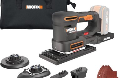 Test de la worx WX820.9 : ponceuse multifonction 20V 5 en 1