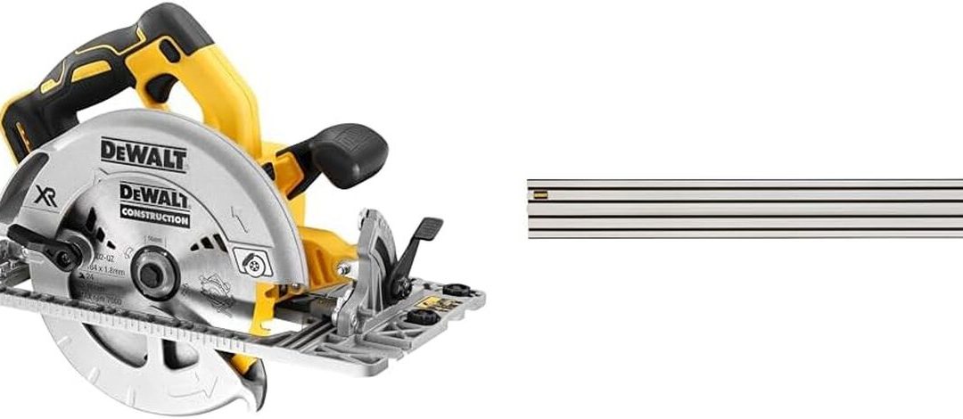 Test Dewalt DCS572NT-XJ : scie circulaire XR 18V avec rail de guidage