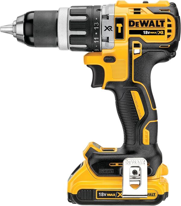 DEWALT Kit Perceuse DCD796 + Visseuse à Impact DCF887 + 2 Batteries 5Ah + Chargeur DCB115 + Mallette Tstak DCK266P2T-QW