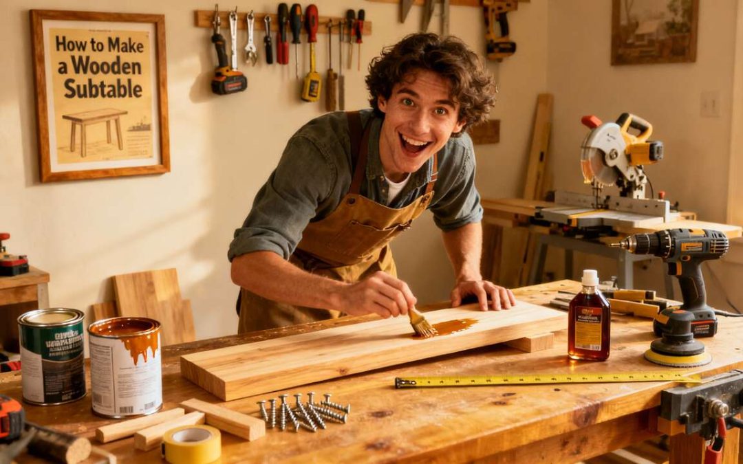 Fabrication d'une sous-table en bois : guide et Astuces