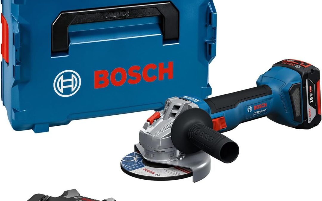 Test Bosch GWS 18V-8 : meuleuse angulaire sans-fil performante
