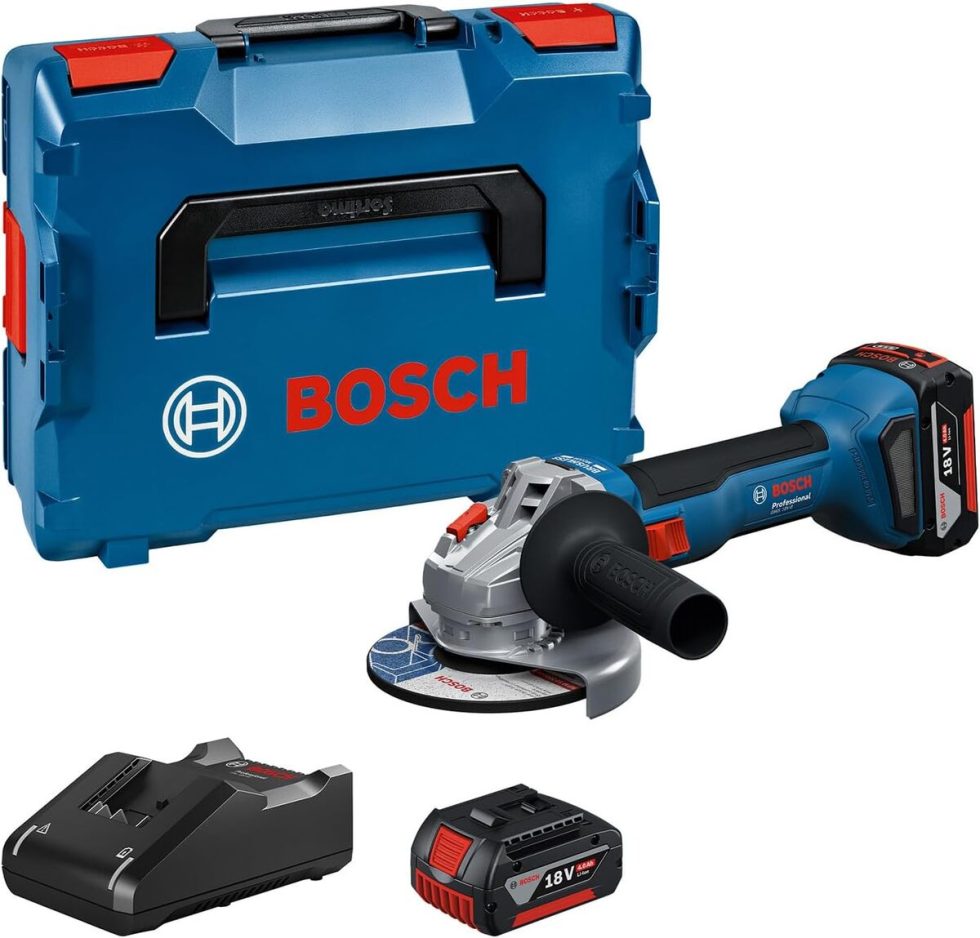 Test Bosch GWS 18V-8 : meuleuse angulaire sans-fil performante