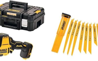 Test de la scie sabre compacte Dewalt DCS369NT-XJ : performance 18V