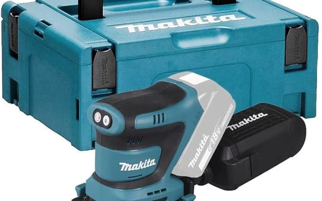 Test : ponceuse vibrante Makita DBO480ZJ 18V en Makpac