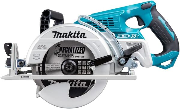 Makita Scie circulaire 36 v (2 x 18 v) li-ion lxt ø 185 mm sans batterie ni chargeur drs780z