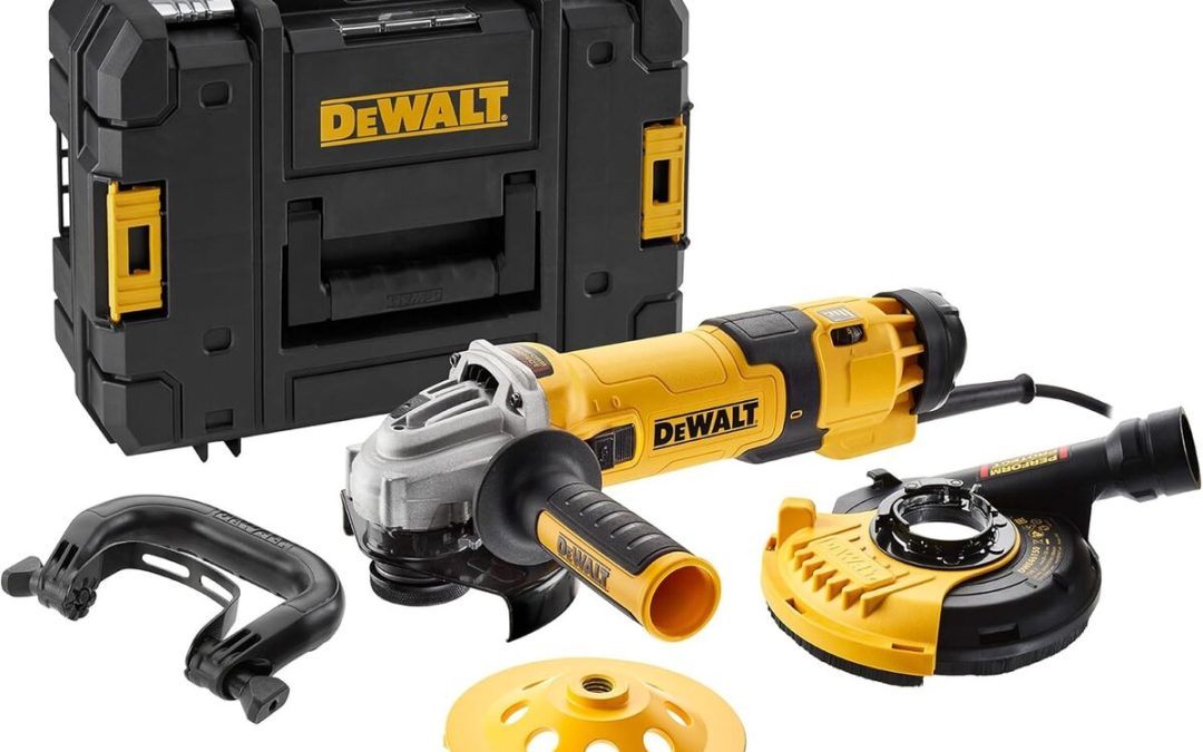 Test : meuleuse d'angle Dewalt DWE4257KT-QS 1500W