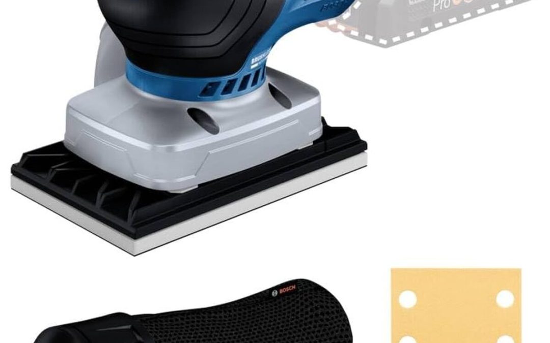 Test : ponceuse vibrante Bosch GSS 18V-13 sans fil