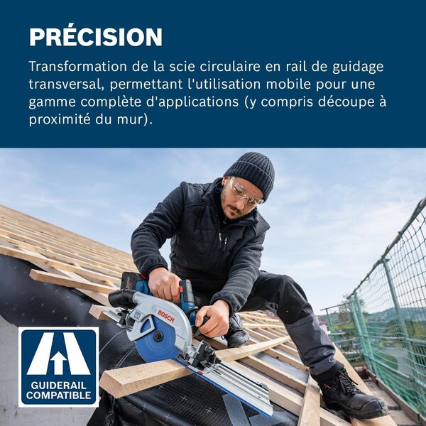 Bosch Professional 18V System Scie circulaire Sans-Fil GKS 18V-57-2 GX (L-BOXX, sans batterie/chargeur)