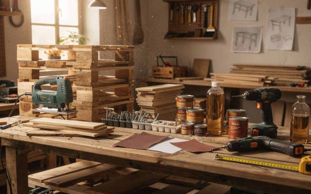 Comment concevoir des meubles en palettes de bois ?