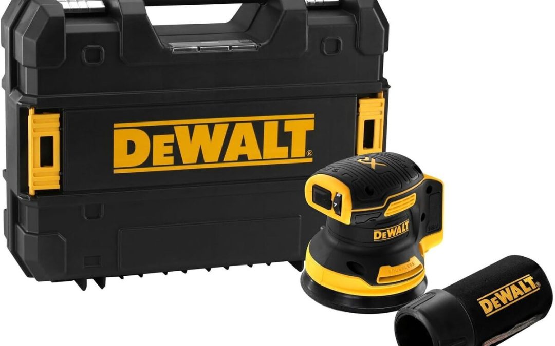 Test Dewalt XR 18V Brushless : ponceuse excentrique performante