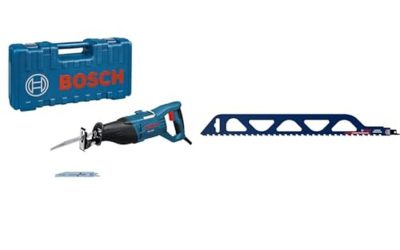 Test scie sabre Bosch GSA 1100 E : puissance et précision