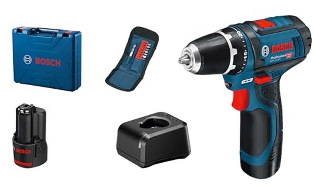 Test Bosch Professional GSR 12V-15 : la perceuse-visseuse sans-fil percutante