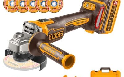 Test de la meuleuse d&rsquo;angle sans fil INGCO CAGLI2212533E 20V