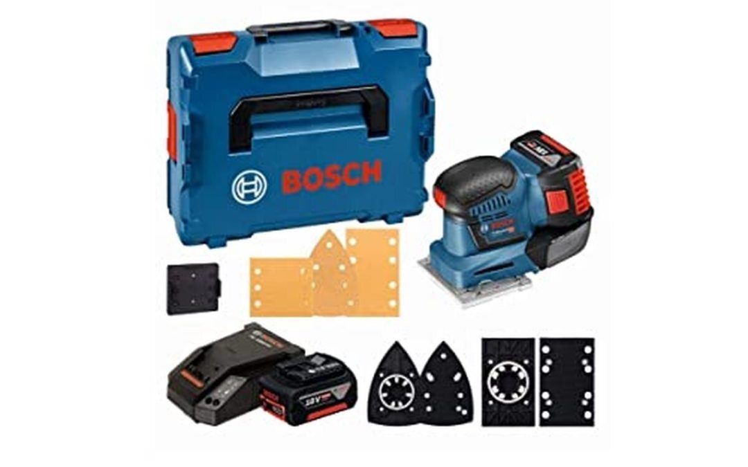 Test de la ponceuse vibrante sans fil Bosch GSS 18V-10