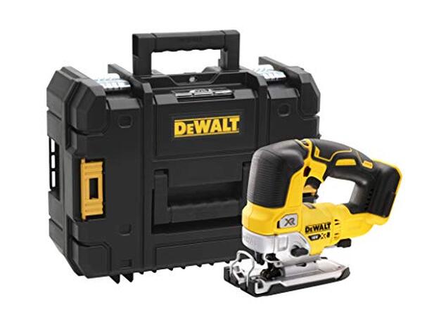 Découvrez la scie sauteuse Dewalt DCS334NT-XJ : performance exceptionnelle au rendez-vous avec confort d'utilisation et précision inégalée pour tous vos projets de bricolage.