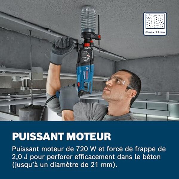 Découvrez le perforateur pro Bosch GBH 2-21, un outil compact et puissant pour vos travaux. Idéal pour les bricoleurs exigeants, ses performances et sa maniabilité vous surprendront.