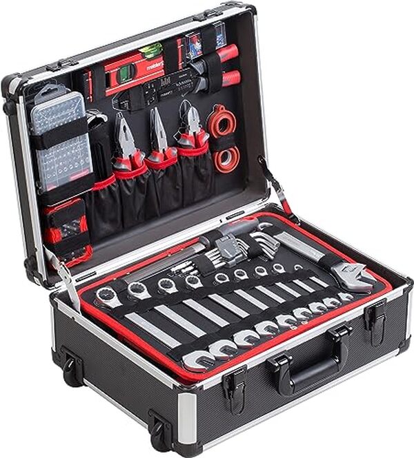 Découvrez notre avis détaillé sur la mallette à outils Meister 8973740 : 230 pièces avec roulettes pour tous vos besoins de bricolage