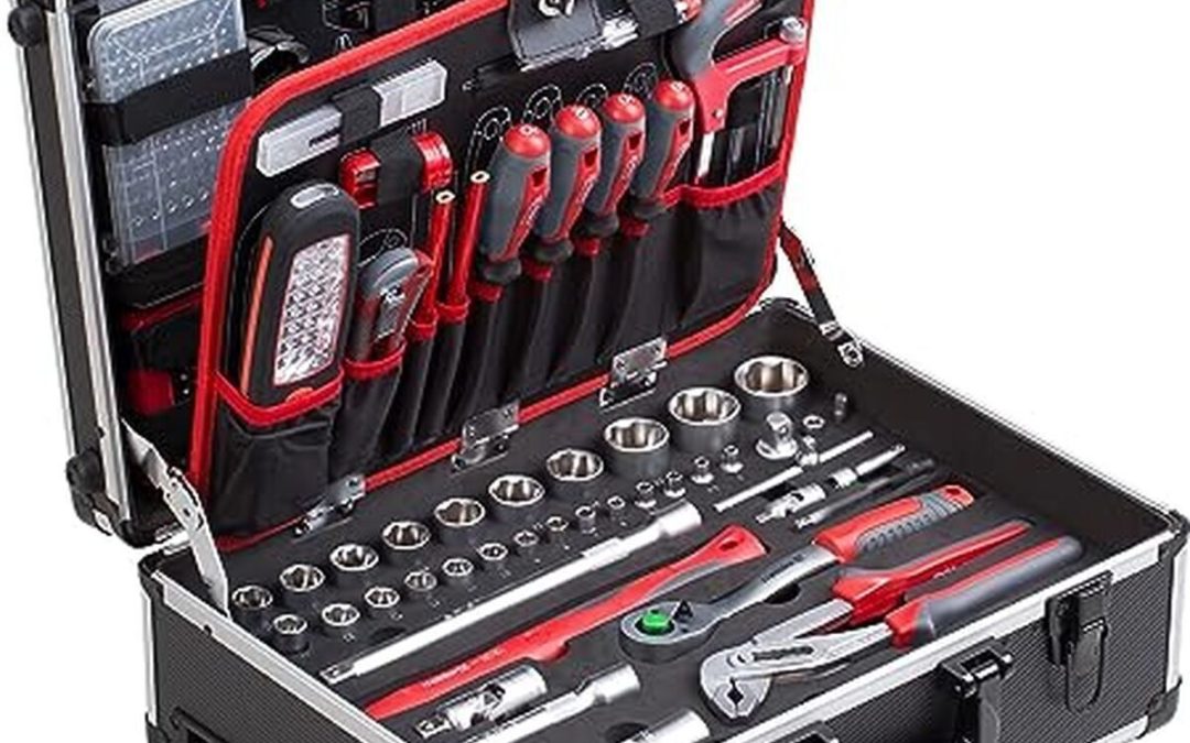 Test : mallette à outils Meister 8973740, 230 pièces avec roulettes