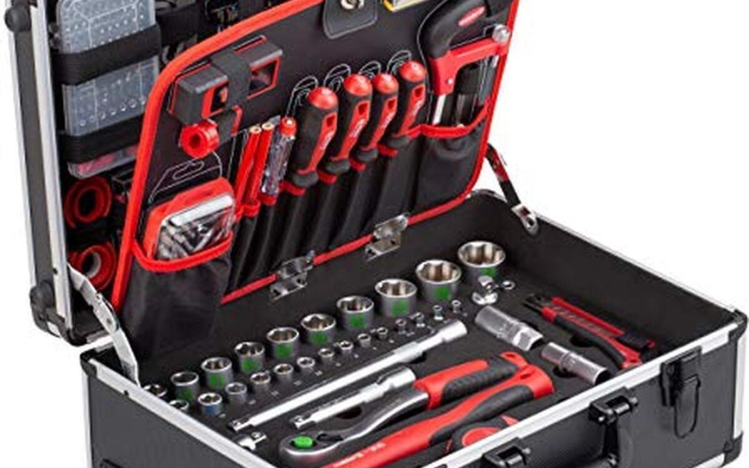 Test Meister 238 pièces : boîte à outils mobile complète