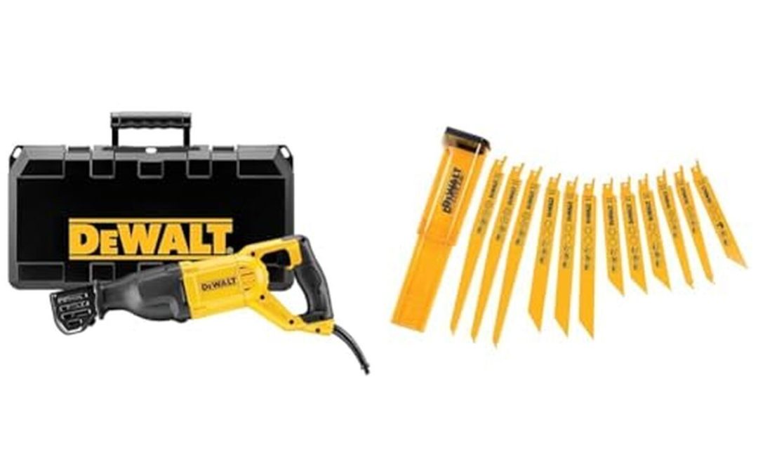 Test : scie sabre dewalt dwe305pk-qs 1100w et lames dt2445-qz