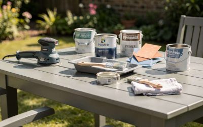 Peindre et entretenir sa table de jardin : conseils pratiques
