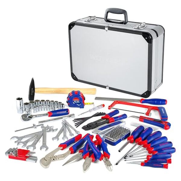 Découvrez notre analyse complète du coffret d'outils WORKPRO 119 pièces : un ensemble polyvalent et durable pour tous vos projets de bricolage et réparations quotidiennes