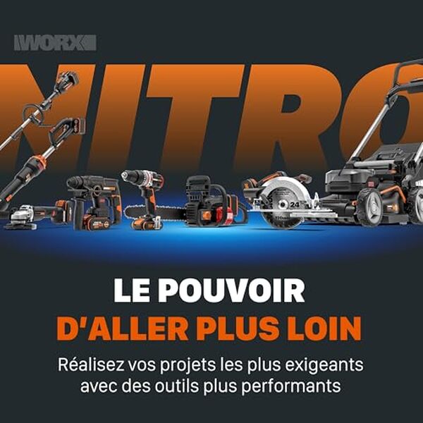 Découvrez l'efficacité du cloueur de finition sans fil Worx WX841.9 : puissance 20V et versatilité pour vos projets de bricolage et de menuiserie