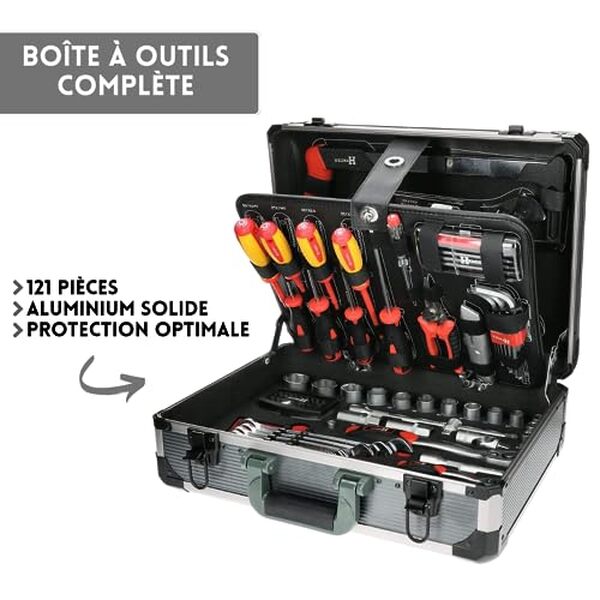 Découvrez notre test détaillé de la caisse à outils Hanger 121 pièces : qualité, contenu et performance pour vos travaux. Avis et recommandations. 