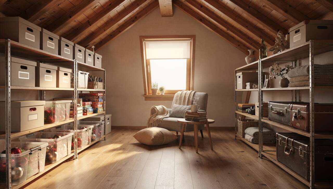 Optimiser l'espace disponible dans le grenier