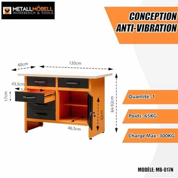 Découvrez notre test détaillé de l'établi Metallmobell MB017N : caractéristiques, performances et verdict pour optimiser vos projets de bricolage. 