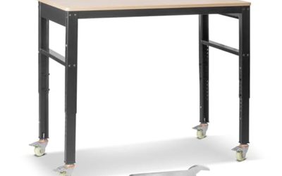 Test de l&rsquo;établi mobile STAHLWERK : puissance maximale et hauteur réglable