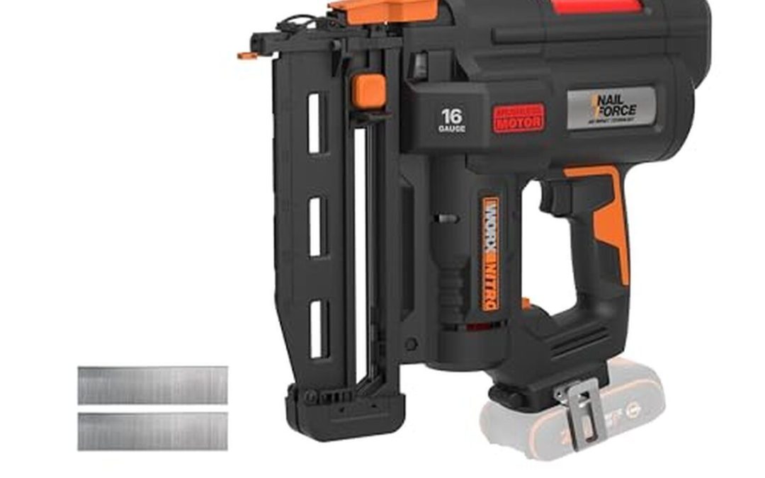 Test du cloueur de finition sans fil Worx WX841.9 : performance 20V et polyvalence