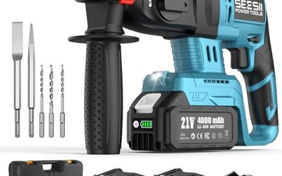 Test du marteau perforateur sans fil SEESII 600W : performance et polyvalence pour vos travaux