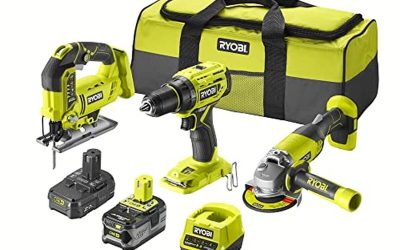 Test du pack 3 outils sans fil Ryobi One+ : puissance et polyvalence