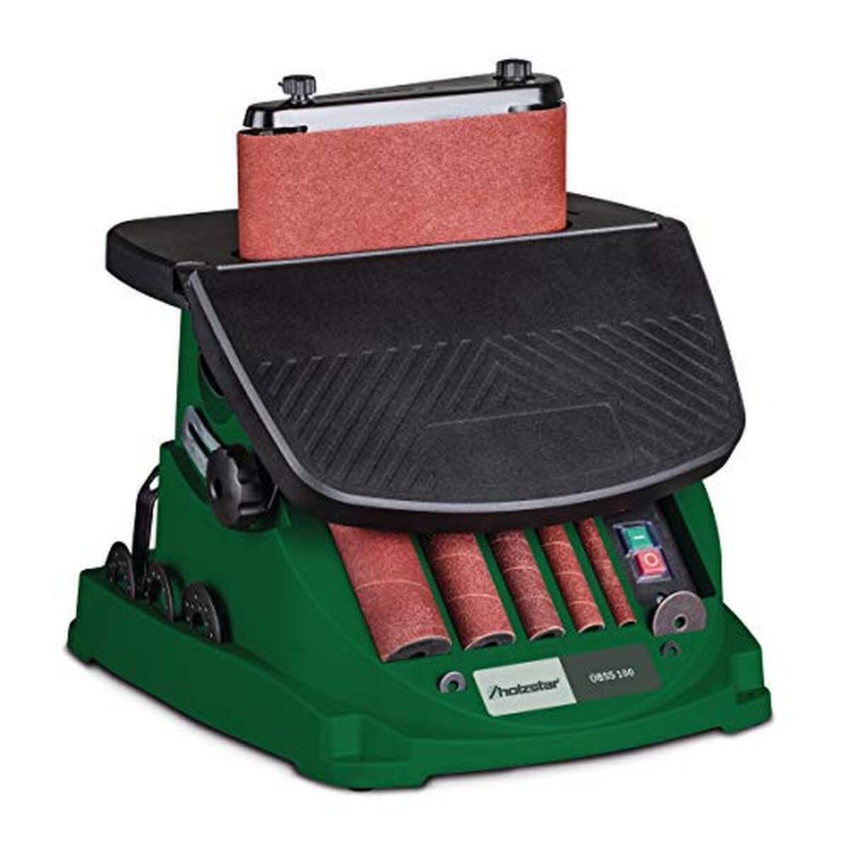 Test : holzstar OBSS 100, ponceuse à broche et bande 450 W