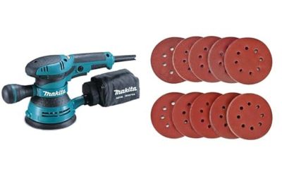 Test ponceuse Makita BO5041J 300 W + disques SPTA